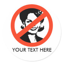 ANTI-RICE: ANTI-Condi Rice stickers by ElectionGear ANTI-RICE: ANTI-Condi Rice stickers