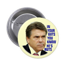 Anti-Rick Perry 2012 Buttons