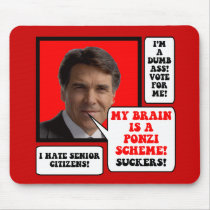 anti Rick Perry Mouse Pads