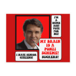 anti Rick Perry Post Cards