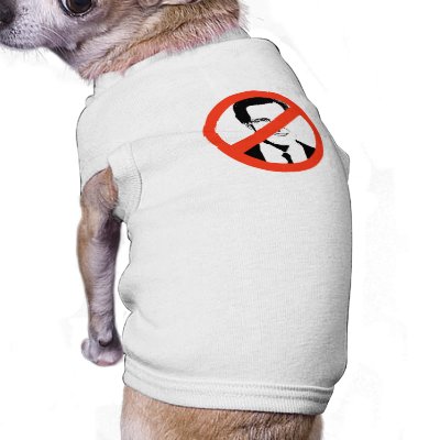 Anti-Romney Pet Tshirt by Politicaltshirts