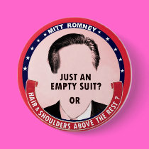 Anti-Romney Empty Suit? buttons