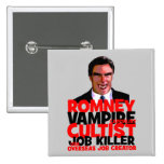 anti Romney Pinback Buttons