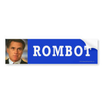 Anti-Romney sticker Rombot Bumper Stickers