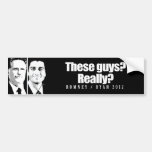 Anti-Romney - THESE GUYS REALLY.png Bumper Sticker