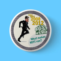 Anti-Romney: What Makes Mitt Run? buttons