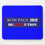 Anti Ron Paul 2012 President De-Evolution Design Mousepad
