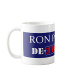 Anti Ron Paul 2012 President De-Evolution Design Coffee Mugs