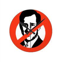 ANTI-SANTORUM ROUND CLOCKS
