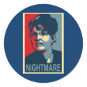 Anti-Sarah Palin Stickers - Nightmare