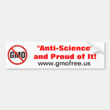 Anti-Science Bumper Sticker