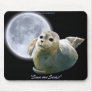 Anti-Sealhunt Seal-Pup & Moon Wildlife Mouse Pad