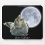 Anti-Sealhunt Seal-Pup & Moon Wildlife Mousepad