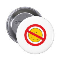 Anti-Smiley SMiley Face Pin