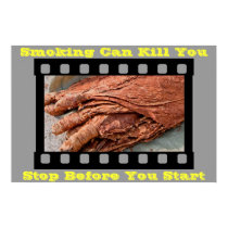 anti smoking posters on Gray