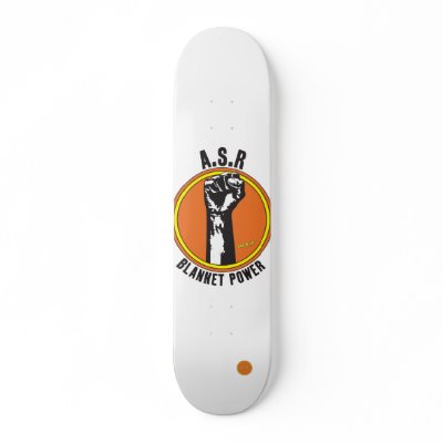 Anti-Snuggie Rebellion Blanket Power Skateboard by suckitsnuggie