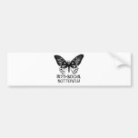 Anti-Social Butterfly Bumper Sticker