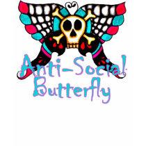 Anti-Social Butterfly t-shirts