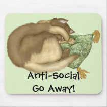 Anti-social mousepads by Kat_Kapers Anti-social mousepads