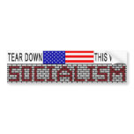 Anti-Socialism bumper sticker