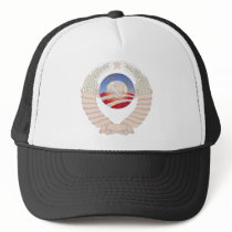 Anti Socialism Statement Krem & Obama Logos hats