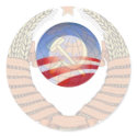 Anti Socialism Statement Krem & Obama Logos stickers