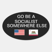 Anti-socialist sticker