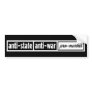 Anti-State Bumper Sticker