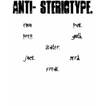 Anti- Steriotype t-shirts by bobettelovesbob Anti- Steriotype t-shirts