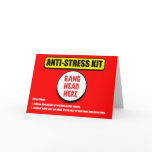 Anti Stress Kit Greeting Card
