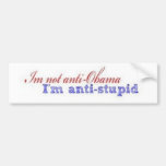Anti Stupid Bumper Sticker