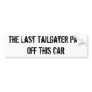Anti-tailgater Bumper Stickers
