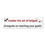 Anti-Tailgater Bumper Sticker