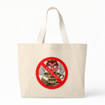 Anti tea party canvas bags