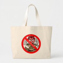 Anti tea party canvas bags