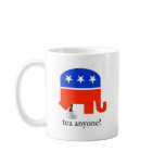 Anti Tea-Party Elephant Poop in Tea Cup Coffee Mugs