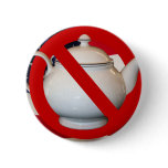 Anti Tea Party Flag Pin