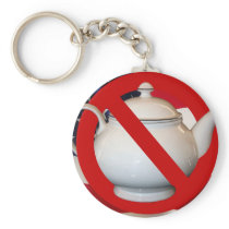 Anti Tea Party Flag Keychains