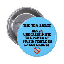 Anti tea party pin