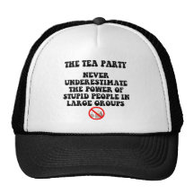 Anti tea party trucker hats