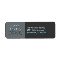 Anti Texting Return Address Labels
