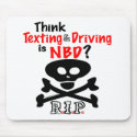 Anti-Texting While Driving mousepads