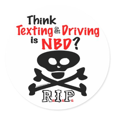 Anti-Texting While Driving Sticker by drivesafe