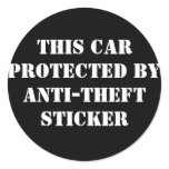 ANTI-THEFT Sticker