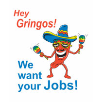 Anti Undocumented Alien Jobs t-shirts by ICE_Store Anti Undocumented Alien Jobs t-shirts