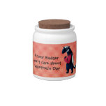 Anti Valentine Honey Badger - custom txt - Candy Dishes
