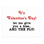 Anti Valentine Kiss Postcard