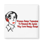 Anti-Valentine Singles Ad Fridge Magnet