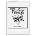Anti-Valentine's Day card: Pictionary Get Lost