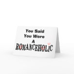 Anti-Valentine's Day Card  Romanceholic